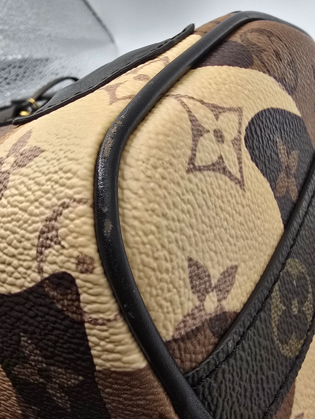Louis Vuitton x Kid Super 2023 brown portrait keepall 25 bandouliere