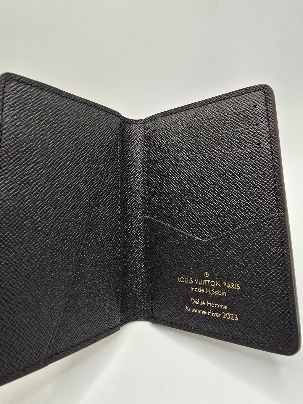 Louis Vuitton x Kid Super brown portrait pocket organizer card holder