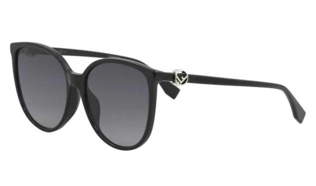 FENDI sunglasses black oversized cateye model FF0310/F/S 58-17-145