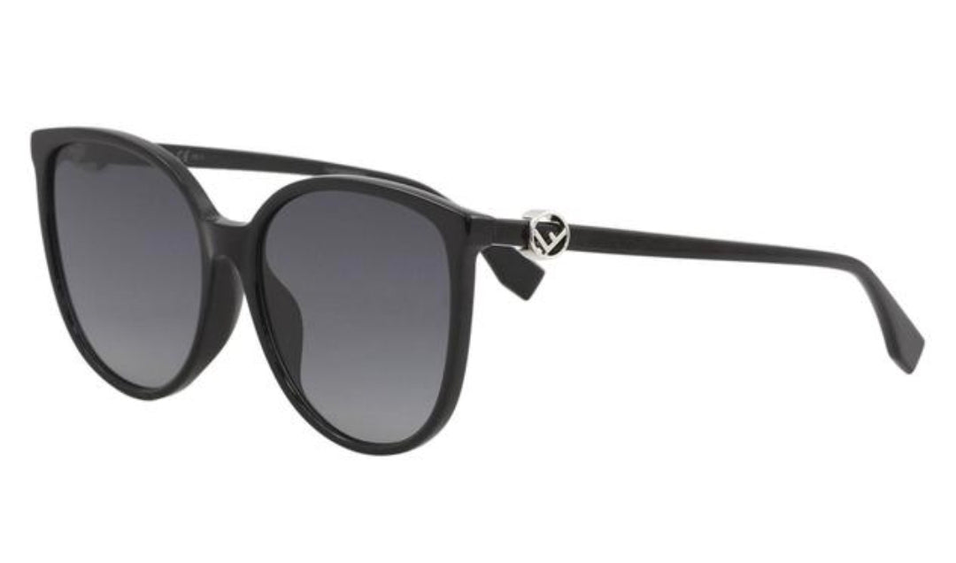 FENDI sunglasses black oversized cateye model FF0310/F/S 58-17-145