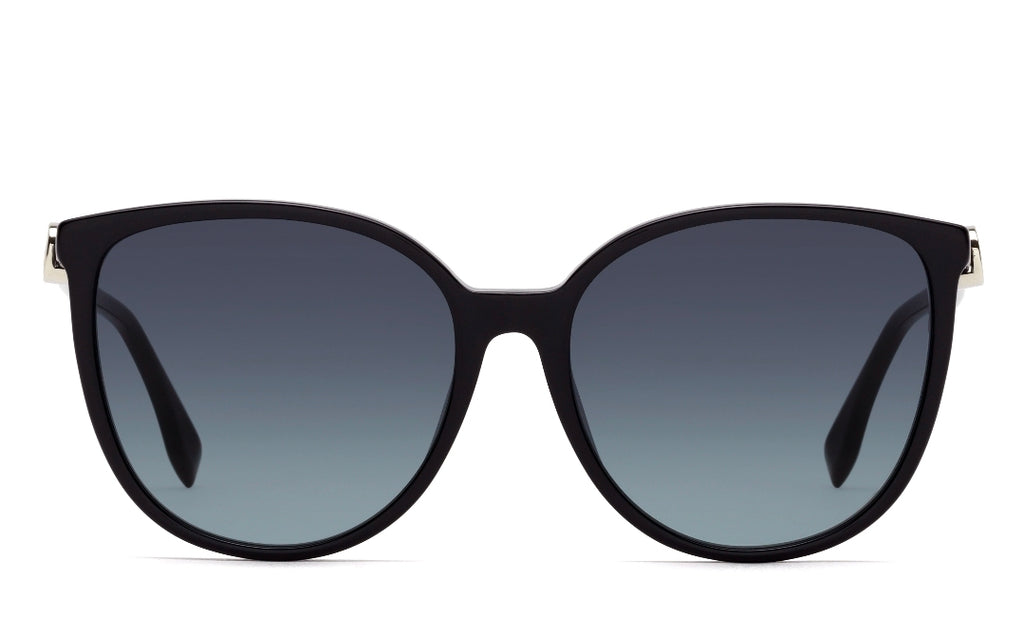 FENDI sunglasses black oversized cateye model FF0310/F/S 58-17-145