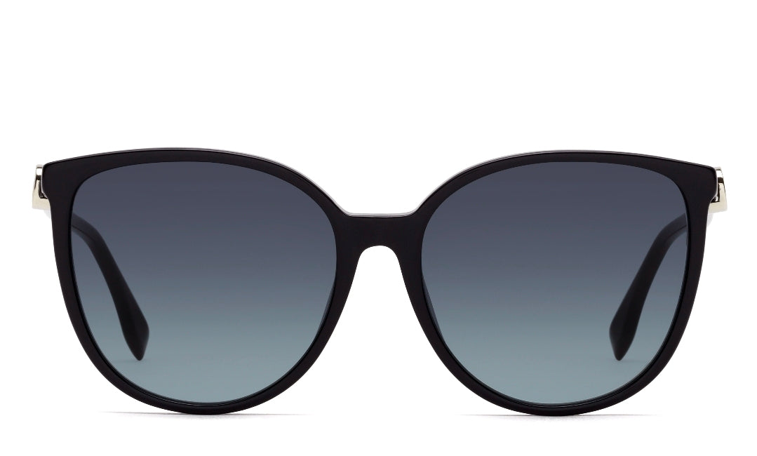 FENDI sunglasses black oversized cateye model FF0310/F/S 58-17-145