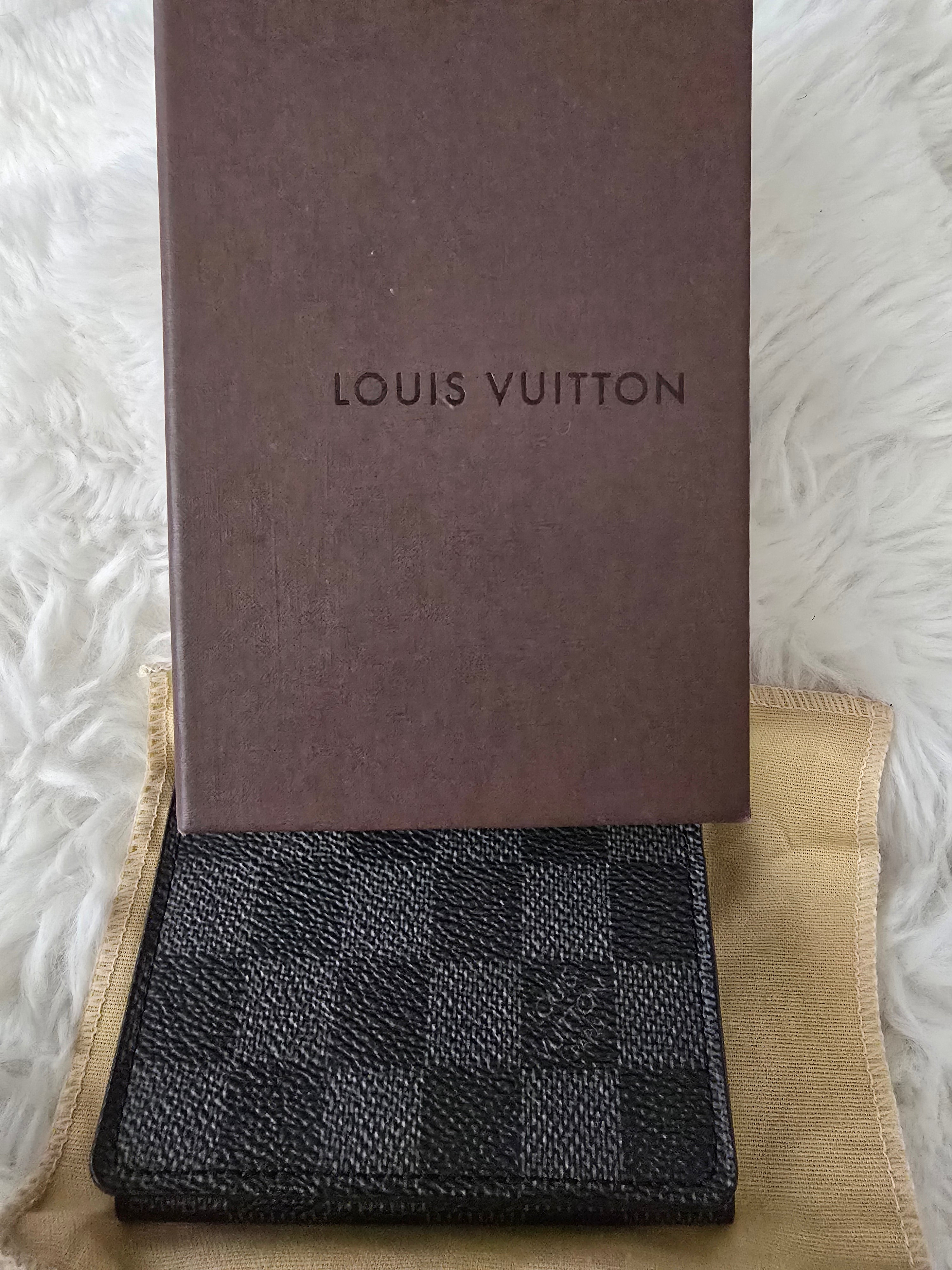 Louis Vuitton Damier Graphite Envelope pocket organizer card holder with COA