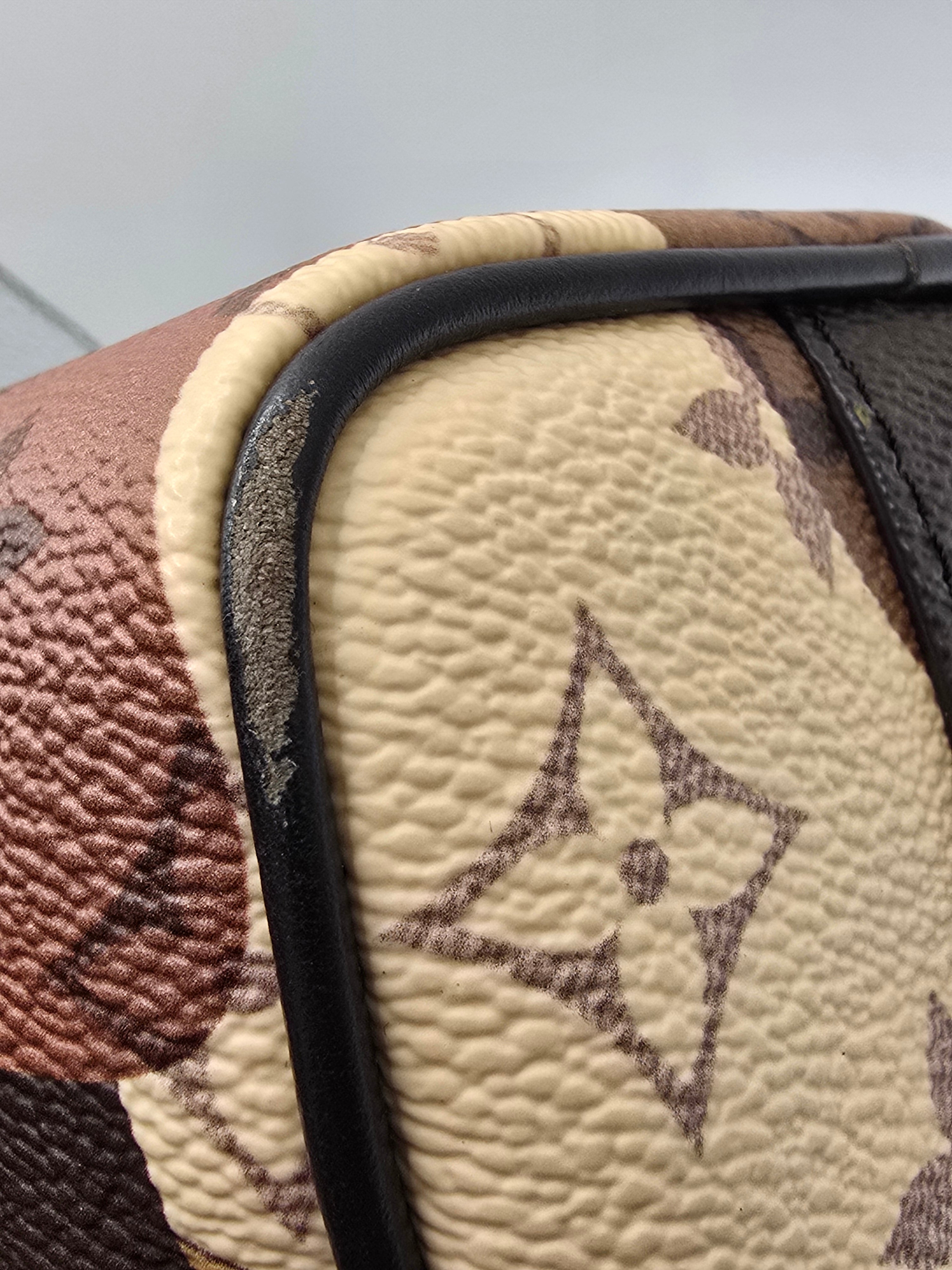 Louis Vuitton x Kid Super 2023 brown portrait keepall 25 bandouliere