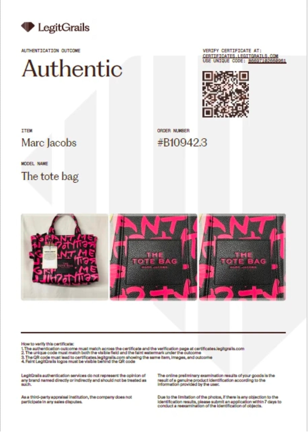Marc Jacobs x Stephen Sprouse Pink Graffiti The Tote Bag Medium nwt