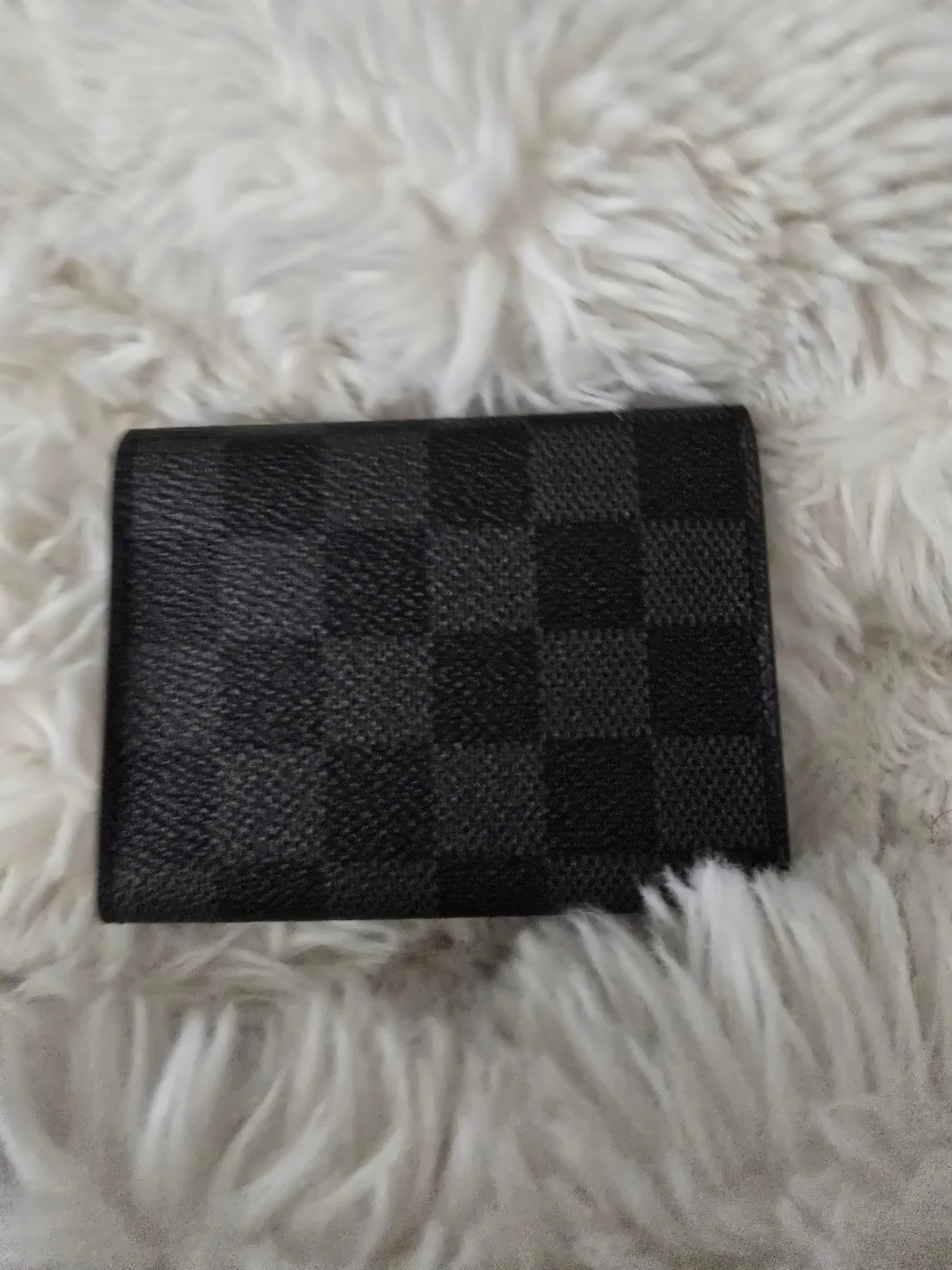 Louis Vuitton Damier Graphite Envelope pocket organizer card holder with COA